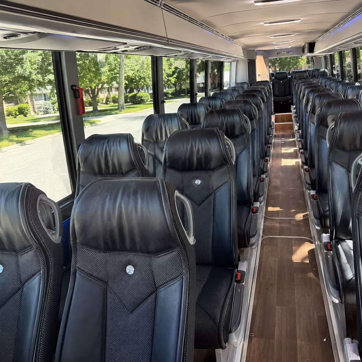broken arrow charter bus interior gallery