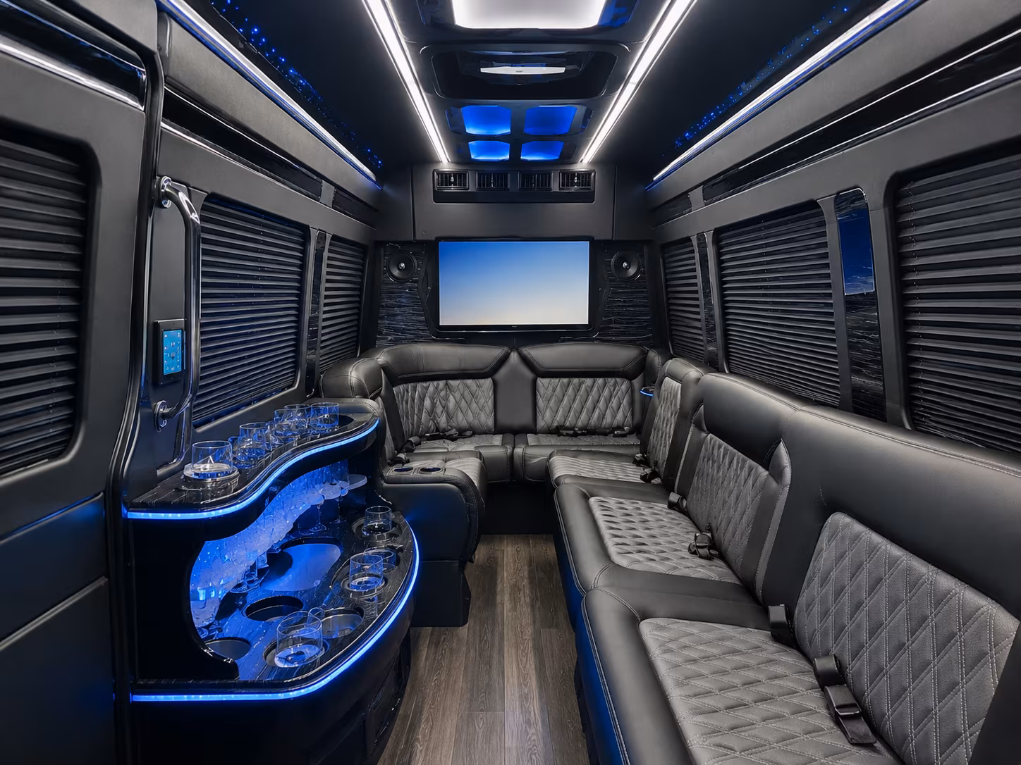 instead of five cars book one bus for your bricktown concert night