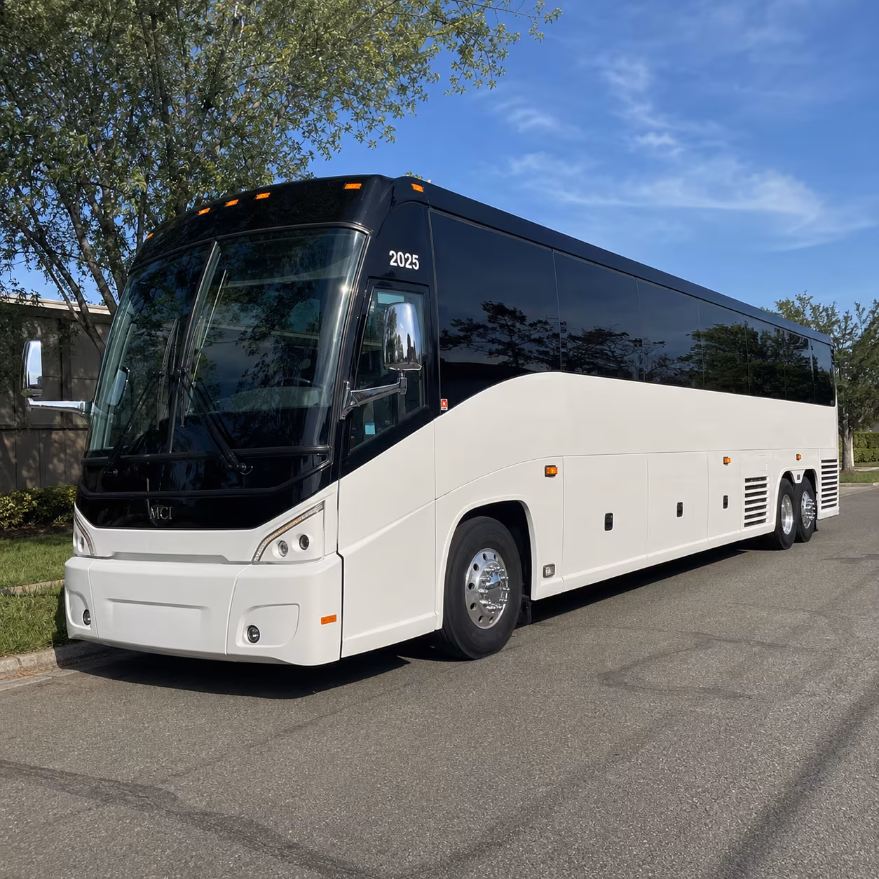 long distance charter buses for national guard and federal agency missions