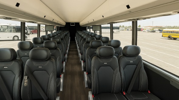 moore 18 passenger minibus inside