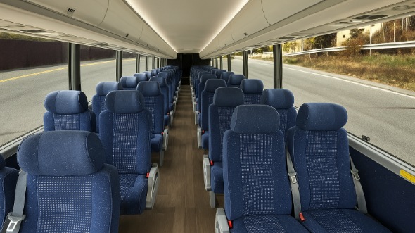 moore 20 passenger minibus inside