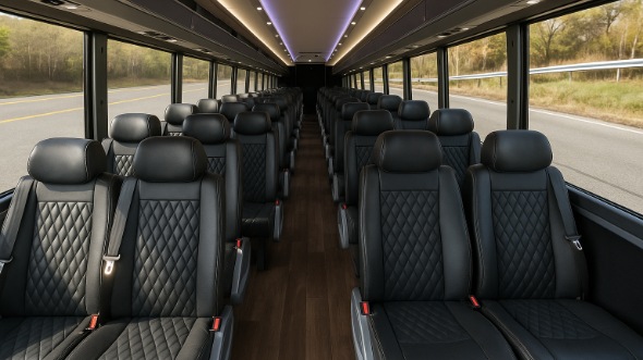 moore 30 passenger minibus inside