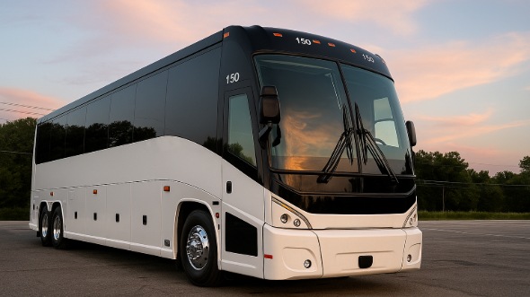 moore wedding charter bus rental